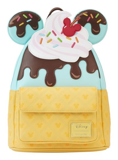 Loungefly Minnie and mickey ice cream backpack