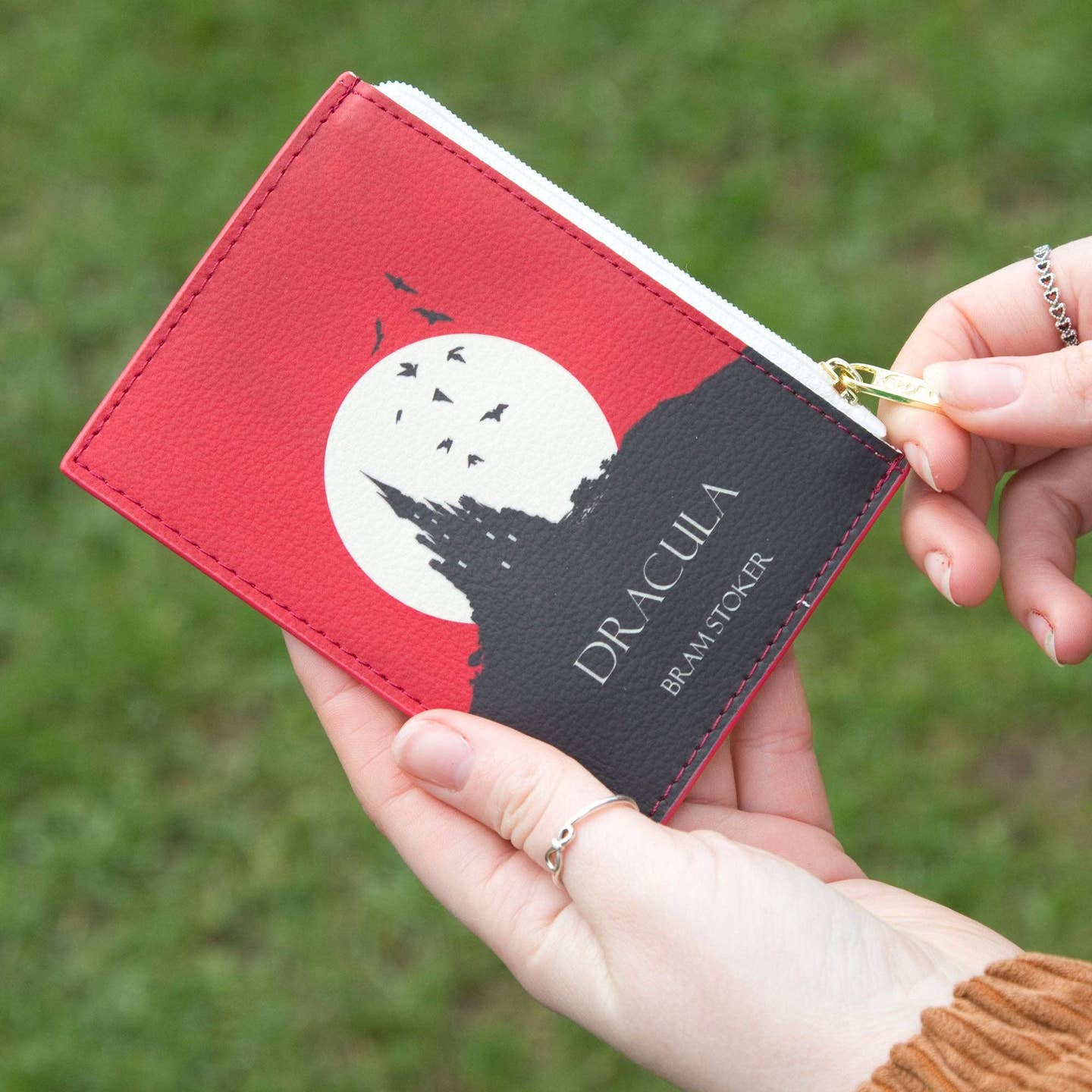 Well Read Company dracula zip top purse