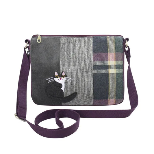 Earth squared messenger bag  cat