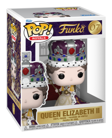 Funko Pop! Premium - Queen Elizabeth II (Coronation) back order £18 plus postage