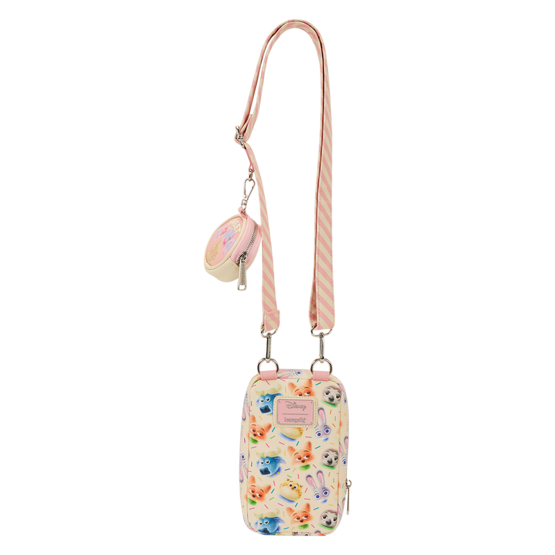 Loungefly 2025 Zootropolis 2 Judy Hopps Cotton Candy Cosplay Cell Phone Crossbody Bag with Coin Bag