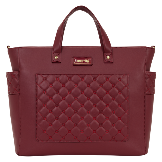 Loungefly 2025 The Mo Convertible Backpack & Tote Bag red