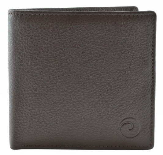 Mala Origin Slim Wallet with Zipped Coin Pocket - RFID brown
