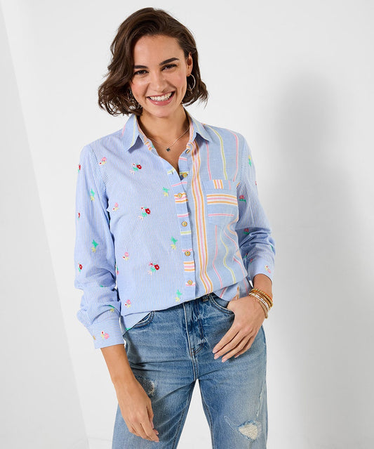 Joe browns ladies summer 2026 Florence embroidered shirt sizes 12 to 24 new in £50 plus postage sale £25 plus postage