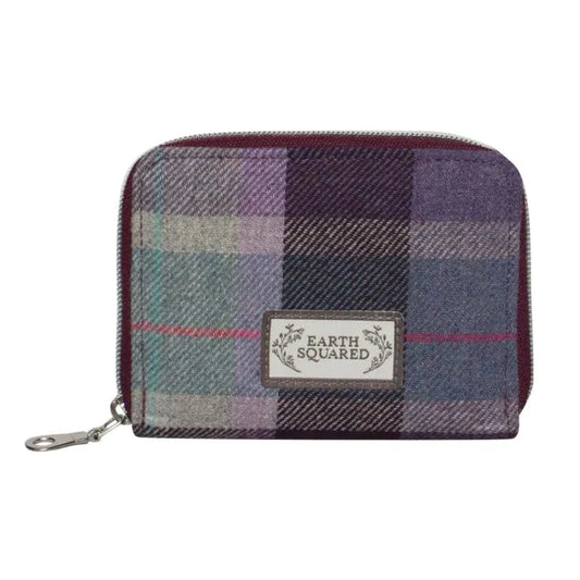 Earth squared wallet tweed