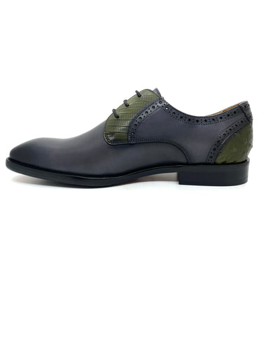 Lorenzo Conti lace up grey French shoes £99 now £65 plus 4.99 postage sale