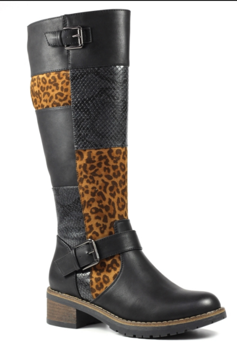 lunar winter boots merstone multi  16" calf  £45 uk post inc size 4,5 sale