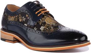 Justin Reess Ross floral navy gents footwear sold out for now