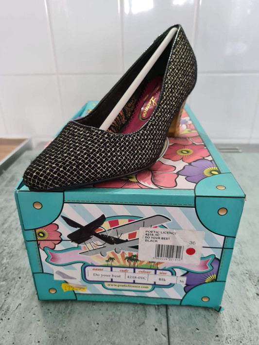 Poetic licence/ irregular-choice do your best navy ex display no returns